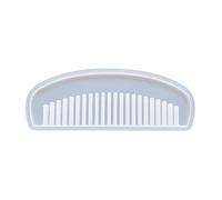 4 styles de peigne en silicone, outil de production de résine époxy, peut être utilisé pour fabriquer un peigne de maquillage, décoration de la maison, bijoux, moules en silicone pour moulage de moule