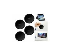 Callstel 4 supports avec patchs en gel auto-adhérent pour smartphone