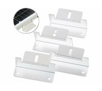 4 supports de fixation en Z pour panneau solaire Revolt