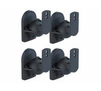 4 supports muraux pour haut-parleurs satellites Auvisio