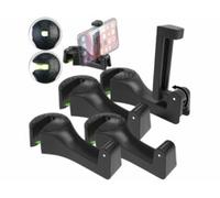 4 supports smartphone et porte sac pour appuie-tête Pearl