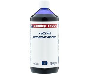 [4-T1000003] edding Recharge d'encre pour Marqueurs Permanents T1000 1 Litre ...