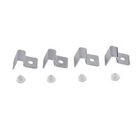 4 Taille 4 PCS/Set Aquarium Verre Couvercle Clip Support en Acier Inoxydable pour Fish Tank Couvercle en Verre avec Gel De Silice Tapis