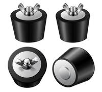 4 tailles de bouchons d'hivernage de piscine, 25 mm + 32 mm + 38 mm + 51 mm en caoutchouc pour piscine, bouchons d'extension d'hiver, bouchons de vidange pour piscine, tuyaux de vidange