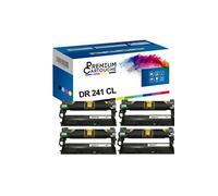 PREMIUM CARTOUCHE - 4 Tambours DR-241CL - Compatible pour Brother HL-3140CW 3142CW 3150CDW 3150CDN 3152CDW 3170CDW 3172CDW 3180CDW, Tambour + Toner