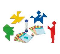 4 Tangrams En Bois Certifie Avec Boite Metal