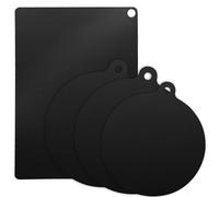 4 Tapis Protection Plaque Induction, 22cm/24,5cm/25X35cm Protège Plaque Induction en Silicone, Résistant à la Chaleur Jusqu'à 260 °C, Résistants à l'huile, Faciles à Nettoyer