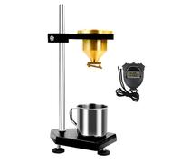 4 tasse de viscosité de revêtement, tasse de débit viscosimètre Ford, capacité 100 + 1 ml, diamètre de la buse 4 ± 0,02 mm, adapté pour mesurer la peinture avec un délai de sortie inférieur à 150 seco