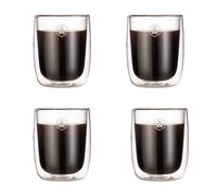 4 tasses à espresso double paroi - 100ml