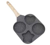 4 tasses de poêle non escales - cuisinière à omelette multifonctionnelle pour crêpes, hamburgers et sandwich | Moule durable pour petit déjeuner, ustensiles de cuisine pour une cuisson rapide,