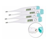 4 Thermomètres Corporels Digitaux Avec Alerte Fièvre