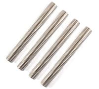 4 tiges de vis M12 x 150 en acier inoxydable entièrement filetées