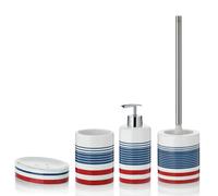 4-tlg. Bain Ensemble Distributeur de Savon Bad Toilette Porte-Savon Gobelet