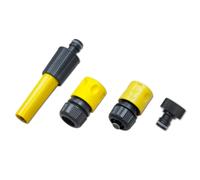 4 Tlg Jardin Set Raccord Rapide Connexion Du Robinet Seringue D'Eau 1/2 " 5/8 "