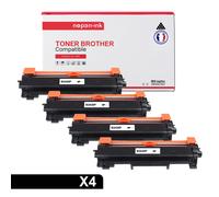 4 Toner pour Brother TN 2420 Black 3000 Pages avec Brother L-L2350DW L2310D L2357DW L2375DW L2370DN,Brother MFC-L2710DN L2710DW L2730DW L2750DW,Brother DCP-L2510D L2530DW L2537DW L2550DN