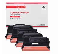 4 Toner pour Brother TN 3520 Black 20000 Pages avec Brother L-L6400DW L6400DWT L6250DW, MFC-L6900DW L6750DW