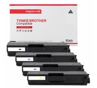 4 Toner pour Brother TN 910 Black + Cyan + Magenta + Jaune BK:9000 CMY:9000 Pages avec Brother L-L9310CDW L9310CDWT L9310CDWTT, MFC-L9570CDW L9570CDWT