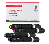 4 Toner pour CANON CEXV48 Black + Cyan + Magenta + Yellow 16500 Pages avec Canon IR-C 1300 Series 1325 iF 1335 iF 1335 iFC imageRUNNER C 1300 Series 1325 iF 1335 iF 1335 iFC