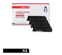 4 Toner pour CANON E30 1491A003 Black 4000 Pages avec Canon FC 100 120 200 200 Series 204 204 S 210 220 224 224 S 290 298 336 PC 170 320 425 430 860 880 920 Olivetti Copia 8004 8006 9004 9404