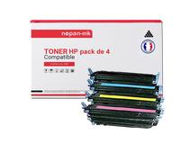 4 Toner pour HP CB400A + CB401A + CB403A + CB402A Black + Cyan + Magenta + Jaune 7500 Pages avec P Color LaserJet CP4005 P Color LaserJet CP4005DN P Color LaserJet CP4005N
