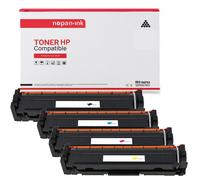 4 Toner pour HP W 2410A W2411A W2412A W2413A Black Cyan Magenta Jaune 850 Pages avec Color LaserJet Pro MFP M182n Color LaserJet Pro MFP M183fw