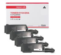 4 Toner pour KYOCERA TK1115 Black 1600 Pages avec Kyocera FS-1041 Kyocera FS-1220 MFP Kyocera FS-1320 MFP