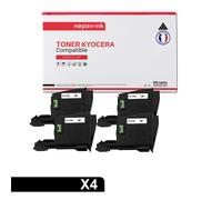 TONER TK1125 TK1125 Noir x 4 Compatible pour KYOCERA- Kyocera FS-1061 DN Kyocera FS-1325 MFP