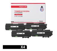 4 Toner pour KYOCERA TK1170 Black 7200 Pages avec Kyocera ECOSYS M 2040 DN Kyocera ECOSYS M 2540 DN Kyocera ECOSYS M 2540 DNe Kyocera ECOSYS M 2540 DNw Kyocera ECOSYS M 2540 Series Kyocera ECOSYS M 26