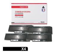 4 Toner pour KYOCERA TK330 Black 20000 Pages avec Kyocera FS-4000 DN Kyocera FS-4000 DTN