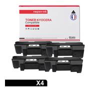 4 Toner pour KYOCERA TK350 Black 15000 Pages avec Kyocera FS-3000 Series Kyocera FS-3040 MFP Kyocera FS-3040 MFP Plus Kyocera FS-3100 Series Kyocera FS-3140 MFP Kyocera FS-3140 MFP Plus Kyocera FS-354