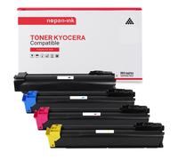 4 Toner pour KYOCERA TK5195K Black + Cyan + Magenta + Jaune BK:15000 CMY:7000 Pages avec Kyocera TASKalfa 306 ci Kyocera TASKalfa 307 ci Kyocera TASKalfa 308 ci