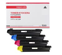 4 Toner pour KYOCERA TK8315K Black + Cyan + Magenta + Jaune BK:12000 CMY:6000 Pages avec Kyocera TASKAlfa 2550 ci