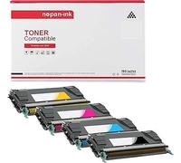 4 Toner pour Lexmark C522 Multi-couleurs 4000 Pages avec C 520N C 522 C 522N C 524 C 524DN C 524DTN C 524N C 524TN C 530 C 530DN C 5