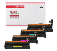 4 Toner pour OKI 42126608 42126607 42126606 42126605 mutipack 17000 Pages avec C 3100, C 3200, C 3200N, C 5100, C 5100N, C 5150, C 5200, C 5200N, C 5250, C 5250DN, C 5250N, C 5300, C 5300N, C 5400, C