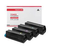 4 Toner pour OLIVETTI 421227408 42127407 42127406 42127405 Multi-couleurs 5000 Pages avec D-COLOR P12, D-COLOR P12W, Olympia LPC 540, MB Inc 7017