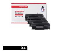 4 Toner pour P Q5949A Q7553A Black 3000 Pages avec P LaserJet 1160 P LaserJet 1320 P LaserJet 1320n P LaserJet 1320nw P LaserJet 1320tn P LaserJet 3390 P LaserJet 3392 P LaserJet M2727nf P LaserJet P2