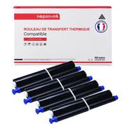 4 Toner pour PANASONIC KX-FA52X Black x4 213mm*30m avec Panasonic KX-FC 220 Series 225 225 G-S 226 228 255 265 266 275 KX-FP 205 205 G-S 207 215 215 G-S 218