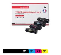 4 Toner pour SAMSUNG CLT-503L Black + Cyan + Magenta + Jaune BK:8000 CMY:5000 Pages avec Samsung ProXpress C 3000 Series Samsung ProXpress C 3010 ND Samsung ProXpress C 3010 ND premium line Samsung Pr