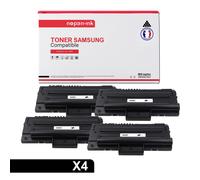4 Toner pour SAMSUNG SCX D4200A ELS Black 3000 Pages avec Samsung SCX-4200 Samsung SCX-4200 F Samsung SCX-4200 R