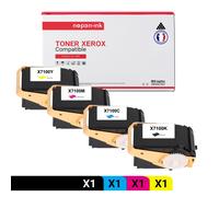 4 Toner pour XEROX 106R02598 Black + Cyan + Magenta + Jaune BK:5000 CMY:4500 Pages avec Xerox Paser 7100 Series Xerox Paser 7100 dn Xerox Paser 7100 dnm Xerox Paser 7100 n Xerox Paser 7100 nm