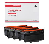 4 Toner pour XEROX 106R03620 Black 2600 Pages avec Xerox Paser 3330 Xerox WorkCentre 3335 Xerox WorkCentre 3345