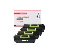 4 Toners - 51B2H00 #512H (Noir) - Compatible pour LEXMARK