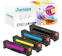 4 Toners cartouches d'impressions type Jumao pour HP CF210X CF211A CF212A CF213A G
