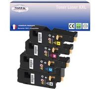 4 Toners compatible avec l'imprimante Xerox Phaser 6000, 6000VB, 6010, 6010VN, 6015 - T3AZUR G
