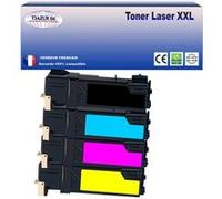 4 Toners compatible avec l'imprimante Xerox Phaser 6128, 6128MFP - T3AZUR G