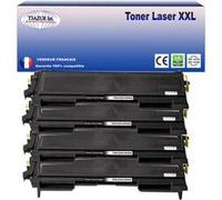 4 Toners compatibles avec Brother TN2000, TN2005 pour Brother DCP2010, DCP7010, DCP7020, DCP7025 - 2 500 pages - T3AZUR G