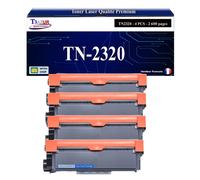 4 Toners compatibles avec Brother TN2320 pour Brother MFC-L2700DN, L2700DW, L2720DW, L2740DW - 2 600 pages - T3AZUR