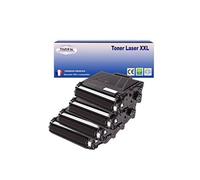 4 Toners compatibles avec Brother TN3480 pour Brother HL-L5000D, L5100DN, L5100DNT, L5100DNTT, L5200DW, L5200DWT, L6250DN - 8 000 pages -
