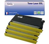 4 Toners compatibles avec Brother TN6600 pour Brother HL1670, HL1850, HL1870 - 6 000 pages - T3AZUR G