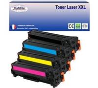 4 Toners compatibles avec HP Color LaserJet Pro MFP M281fdw remplace HP CF540X CF541X CF542X CF543X 203X -